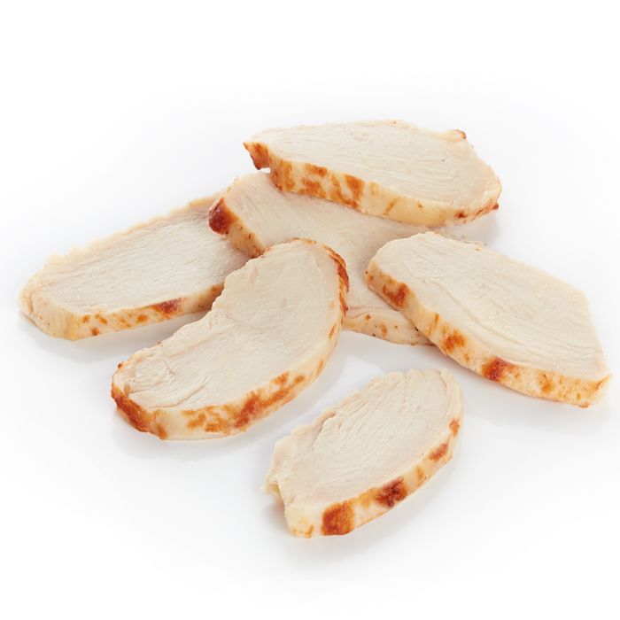 Buy Jj Chilled Halal Cooked Roasted Chicken Breast Slices 1x25kg Order Online From Jj Foodservice