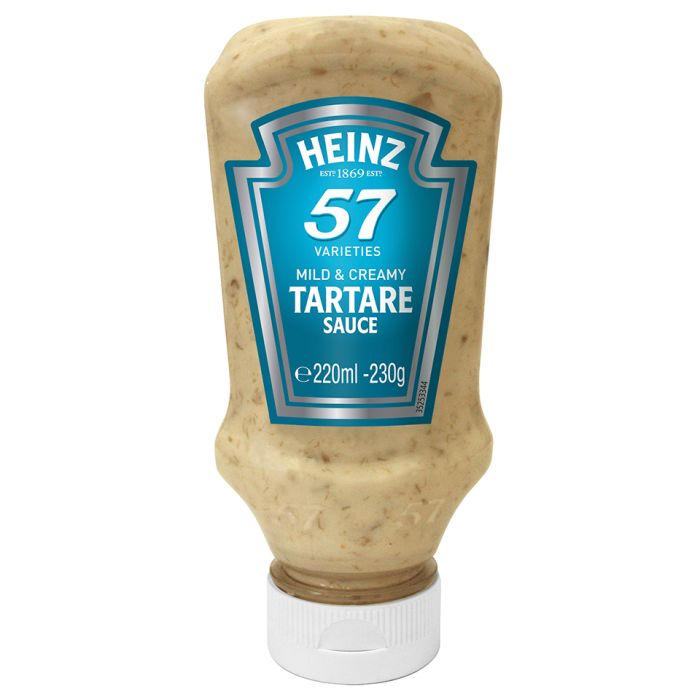 Heinz Tartare Sauce (Top Down Bottle) 8x220ml