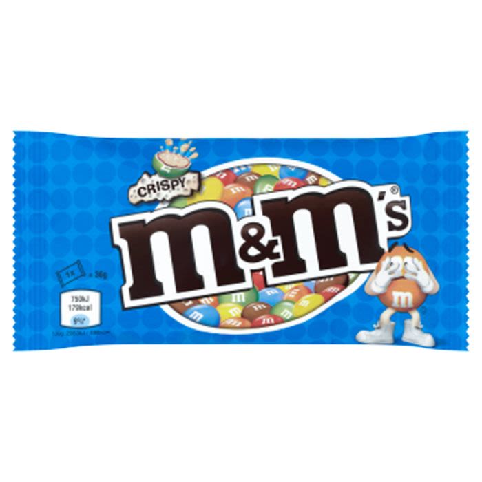 m&m's Crispy 24x36g Counter Display