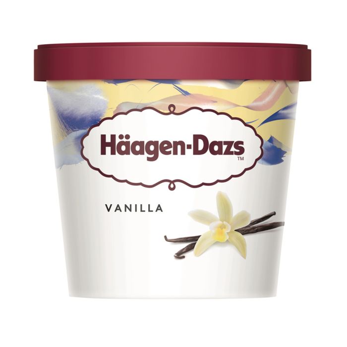 Haagen Dazs Vanilla Mini Cup 12x95ml