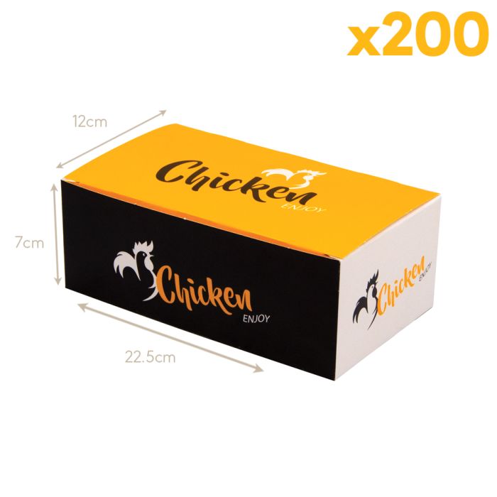 FC3 Large Enjoy Range Chicken Boxes (225x70x120mm) 1x200