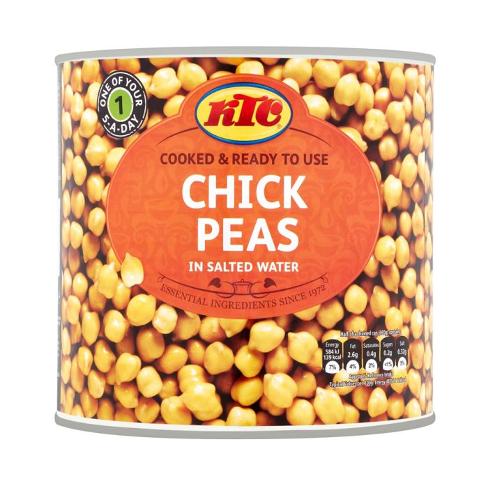 KTC Chick Peas-6x2.55kg