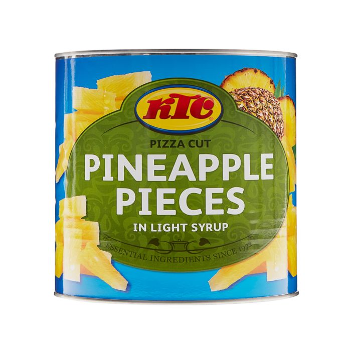 KTC Pineapple Pizza Cut Pieces in Light Syrup 1x3kg