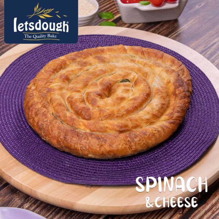 Letsdough Twisted Pastry with Spinach & Cheese 1x800g