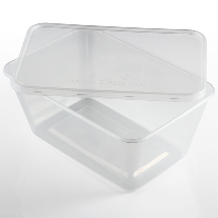 Buy 1000ml Microwave Plastic Containers with Lids-1x250 - Order Online