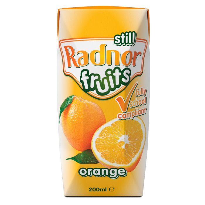 Radnor Fruits Orange Still Tetra Pak 24x200ml