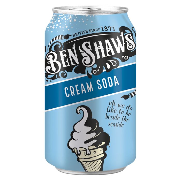Ben Shaws Cream Soda-24x330ml