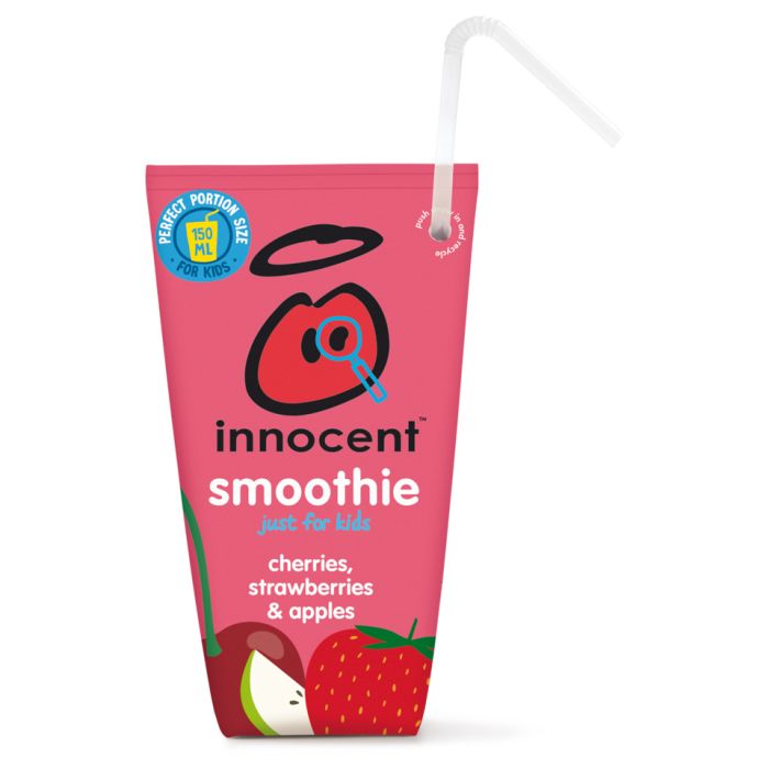 Innocent Cherries, Strawberries & Apples Smoothie For Kids 16x150ml
