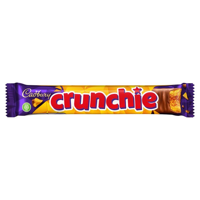 Cadbury Crunchie Chocolate Bar 48x40g