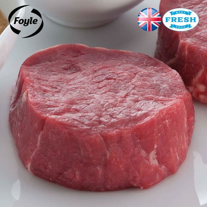 Foyle Fresh Fillet Steak (Price Per Kg) Block Pack Appx.3kg