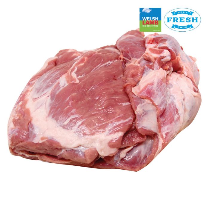 Fresh Welsh Halal Boneless Lamb Shoulders (Price Per Kg) Box Appx. 4kg