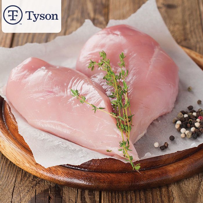 Tyson Frozen Halal Raw Brazilian Chicken Fillets (1.2-1.6% Salt,140g+)-1x15kg