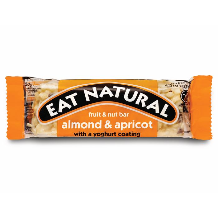 Eat Natural Almonds Apricots & Yoghurt Coating Bar-12x50g