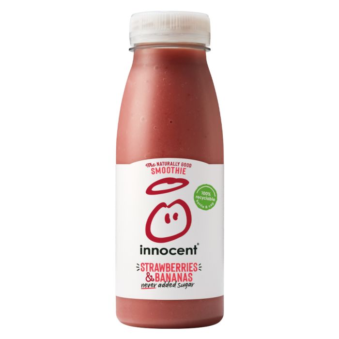 Innocent Strawberries & Bananas Smoothie-8x250ml