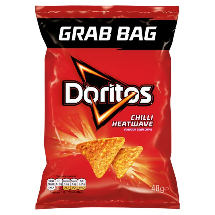 Doritos Chilli Heat Wave Tortilla Chips Crisps 24x48g