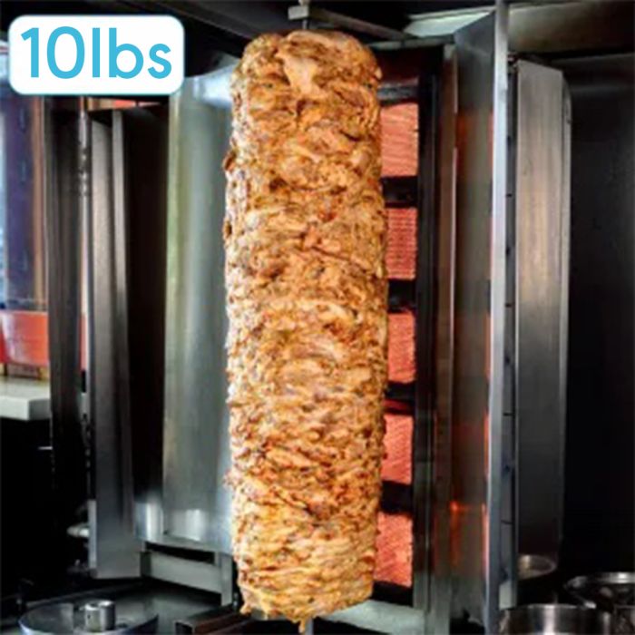 JJ Halal Chicken Leg Doner Kebab (10lb) 1x4.54kg