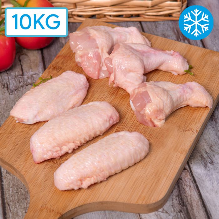 Frozen Halal Mixed Wings (Prime & Mid)-1x10kg