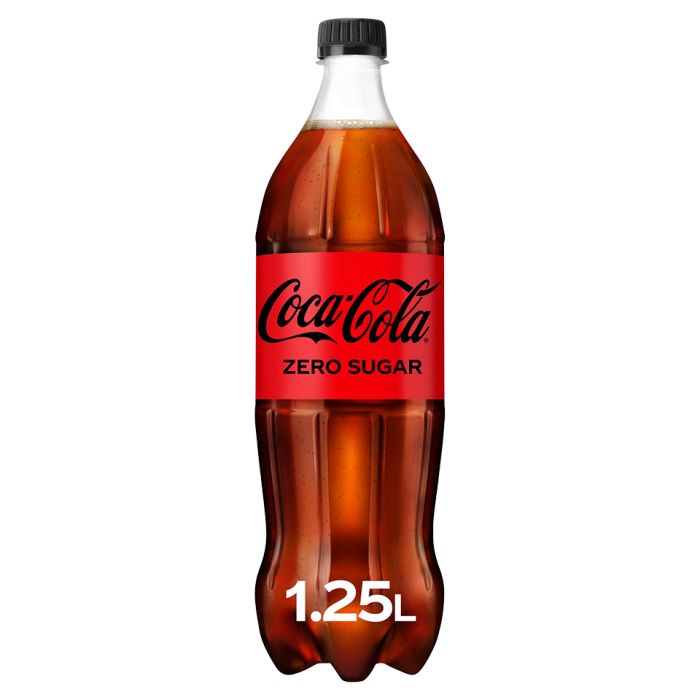 Coca-Cola Zero Sugar Bottles-(GB)-12x1.25L