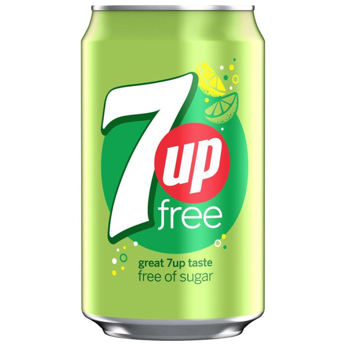 7up Sugar-Free Cans (GB)-24x330ml