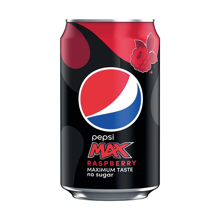 Pepsi Max Raspberry Cans-(GB)-24x330ml