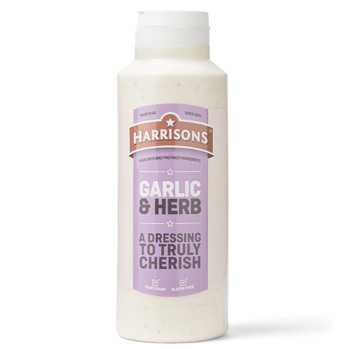 Harrisons Garlic & Herb Sauce (Bottle)-6x1L