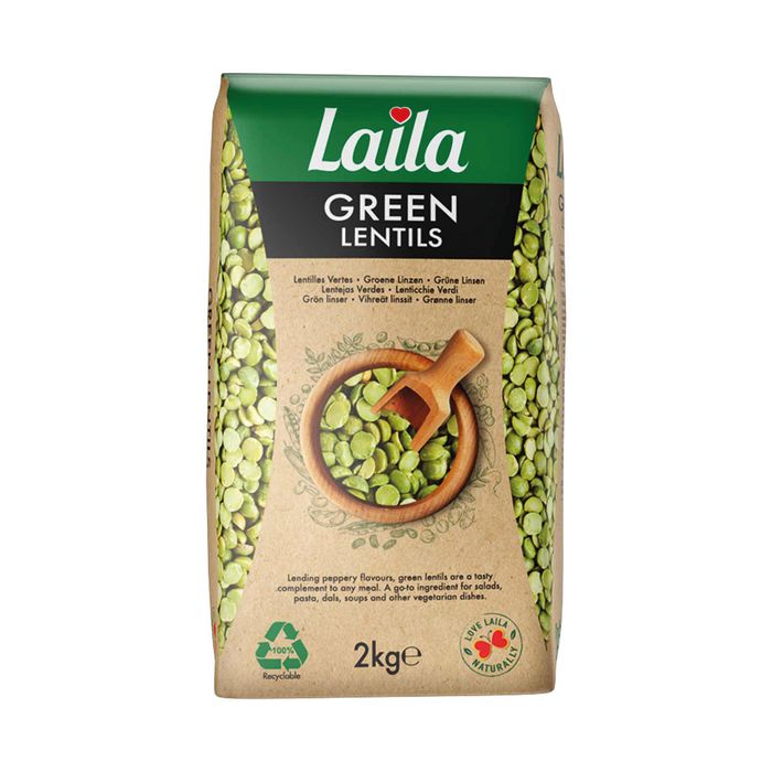 Laila Green Lentils -1x2kg