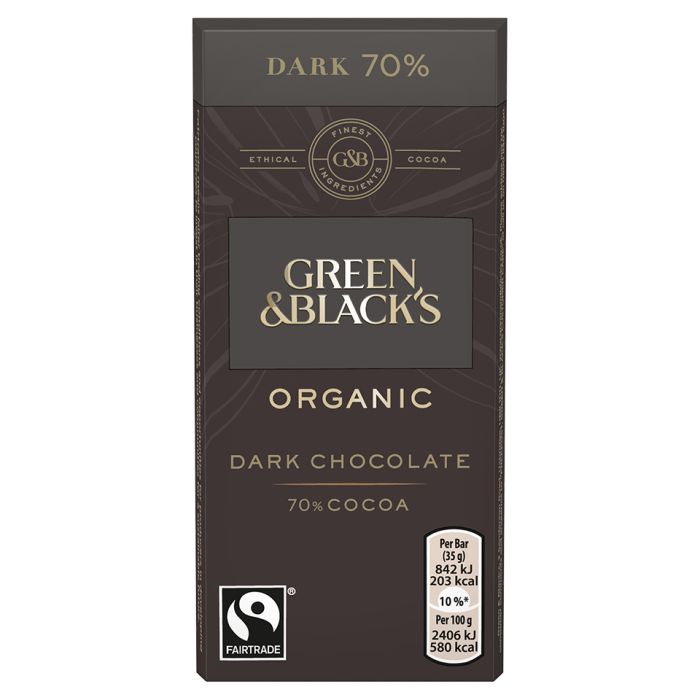 Buy Green & Blacks Organic Dark Chocolate(70%) -30x35g - Order Online ...