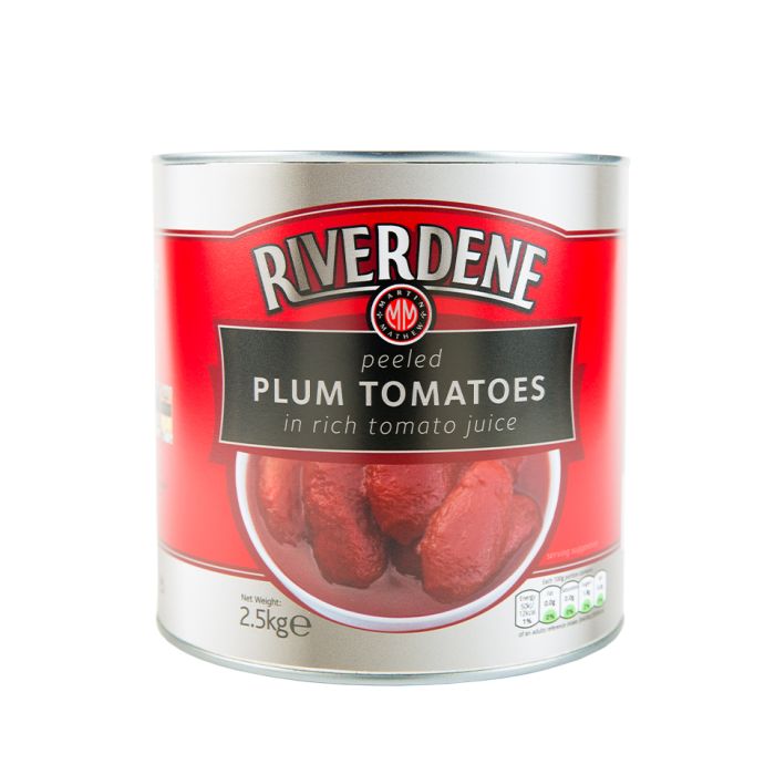 Riverdene Peeled Plum Tomatoes-6x2.55kg