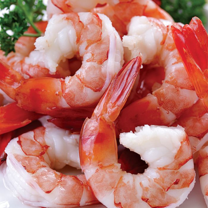 Aquafish IQF Cooked PDTO Vannamei Prawns  (26/30, 700g net)-1x1kg