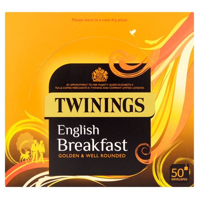 Buy Twinings English Breakfast Enveloped Tea Bags 1x50 Order Online