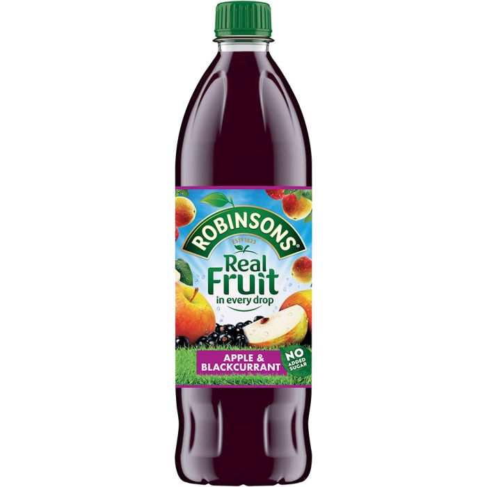 Robinsons Apple and Blackcurrant Squash No Added Sugar (Single) 1x1L