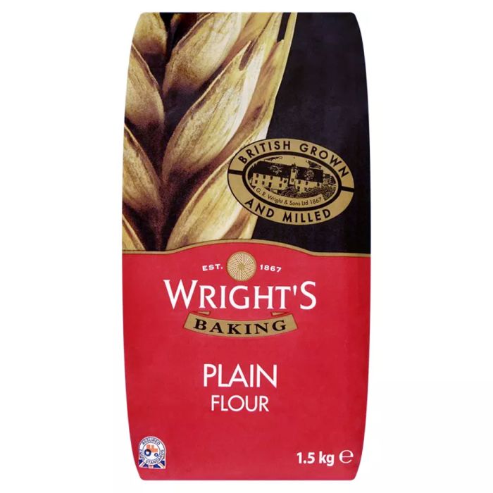 Wright`s Plain Flour-5x1.5kg
