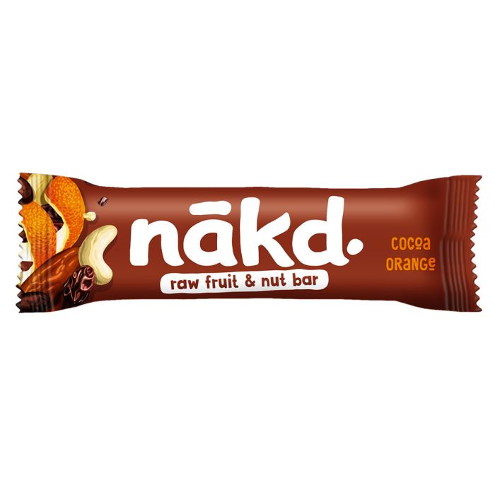 Nakd Cocoa Orange Gluten Free Bar-18x35g