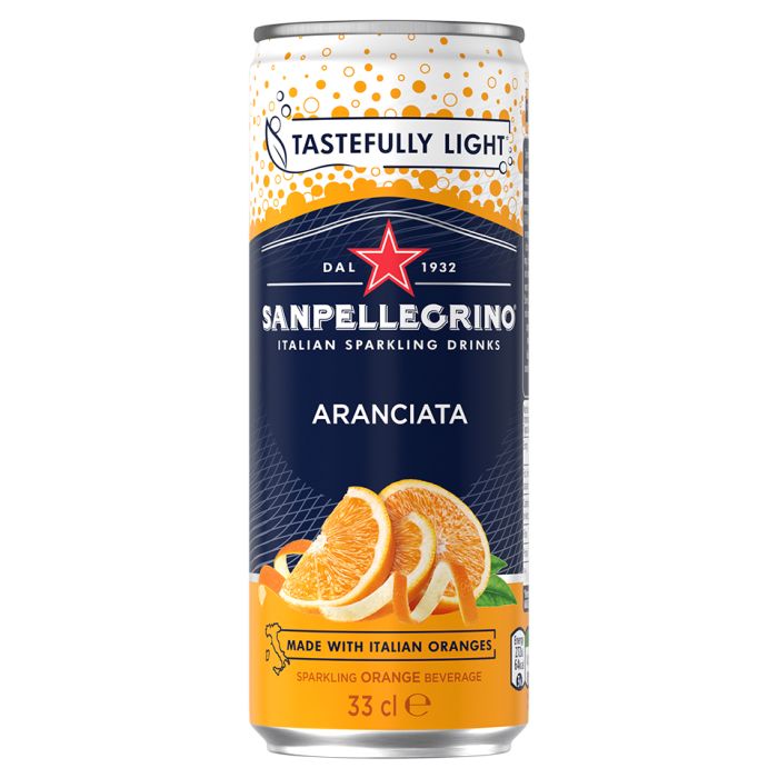 San Pellegrino Orange Cans 24x330ml