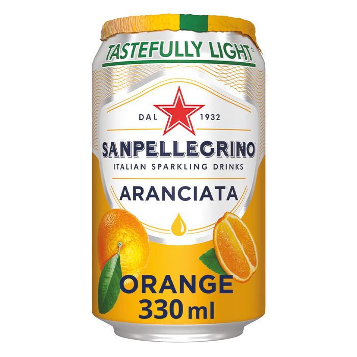 San Pellegrino Orange Cans-24x330ml