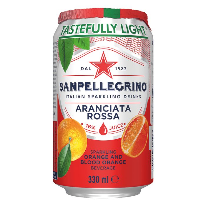 San Pellegrino Blood Orange Cans-24x330ml