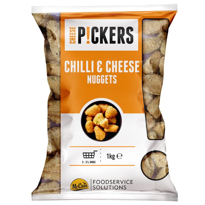 McCain Pickers Chilli Pepper & Cheese Nuggets-1x1kg