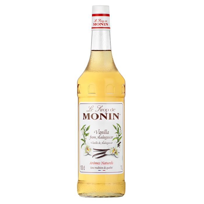 Monin Vanilla Syrup (Plastic Bottle)-1x1L