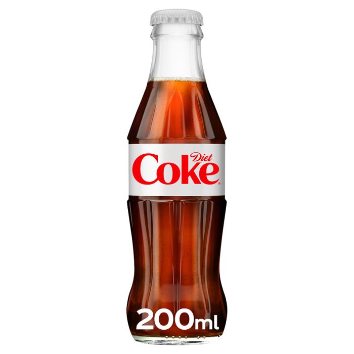Diet Coke Glass Bottles-(GB)-24x200ml