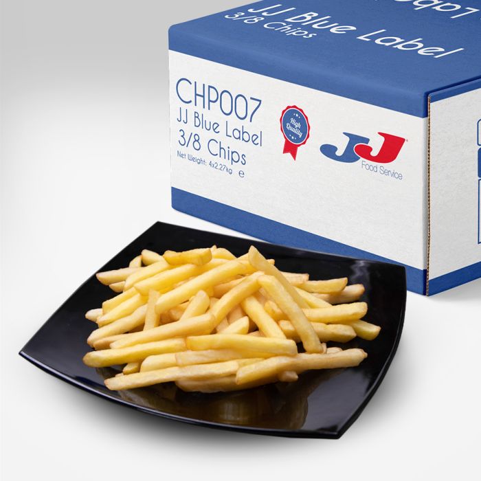 JJ Blue Label 3/8 Chips 4x2.27kg