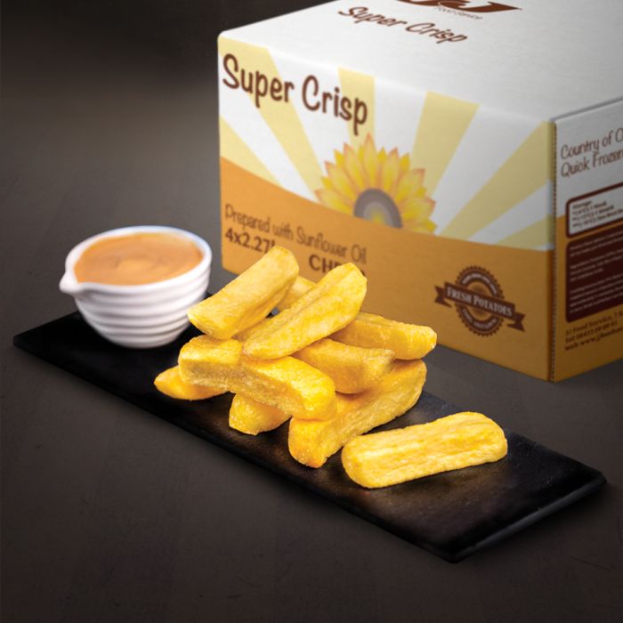 JJ Super Crisp Steak-Cut Chips-4x2.27kg