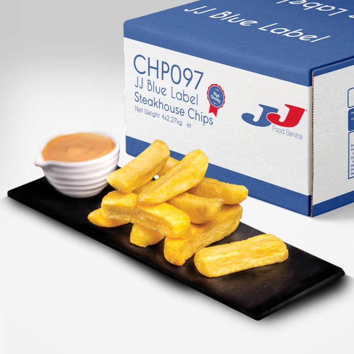 JJ Blue Label Steakhouse Chips-4x2.27kg