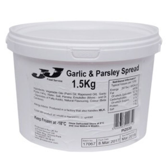 JJ Frozen Garlic and Parsley Mix 1x1.5kg