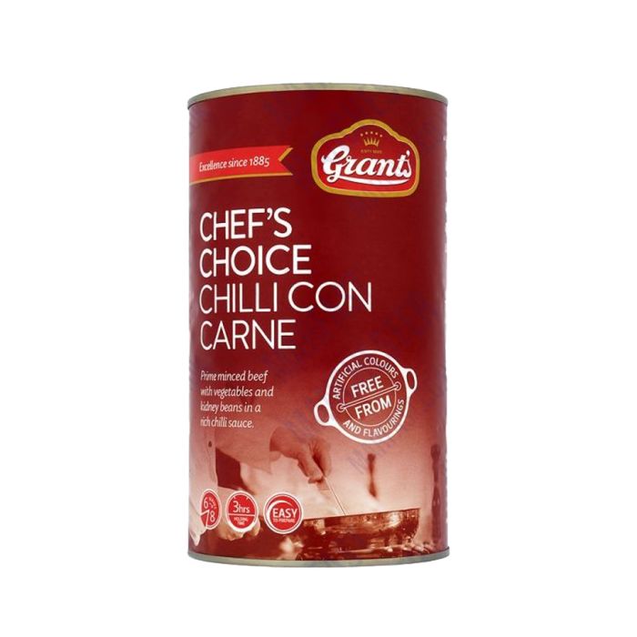 Grant's Chef's Choice Chilli Con Carne (Tin) 1x1.2kg