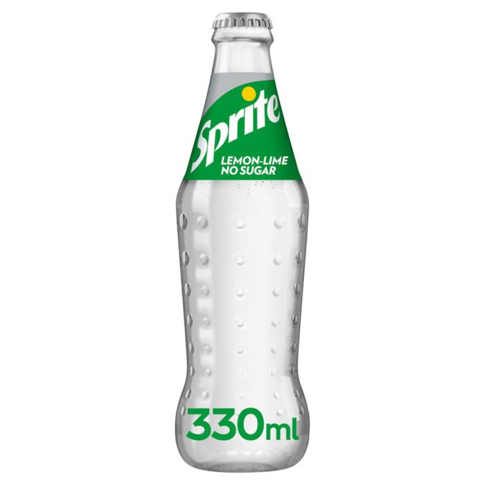 Sprite No Sugar Glass Bottles (GB)-24x330ml