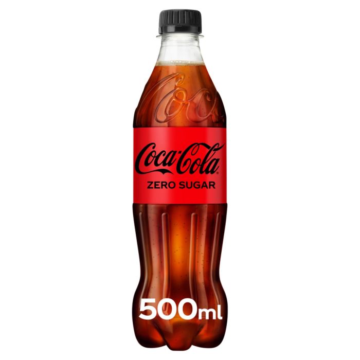 Coca-Cola Zero Sugar Bottles -(GB)-12x500ml