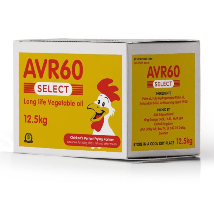 AVR60 Select Long Life Vegetable Oil 1x12.5kg