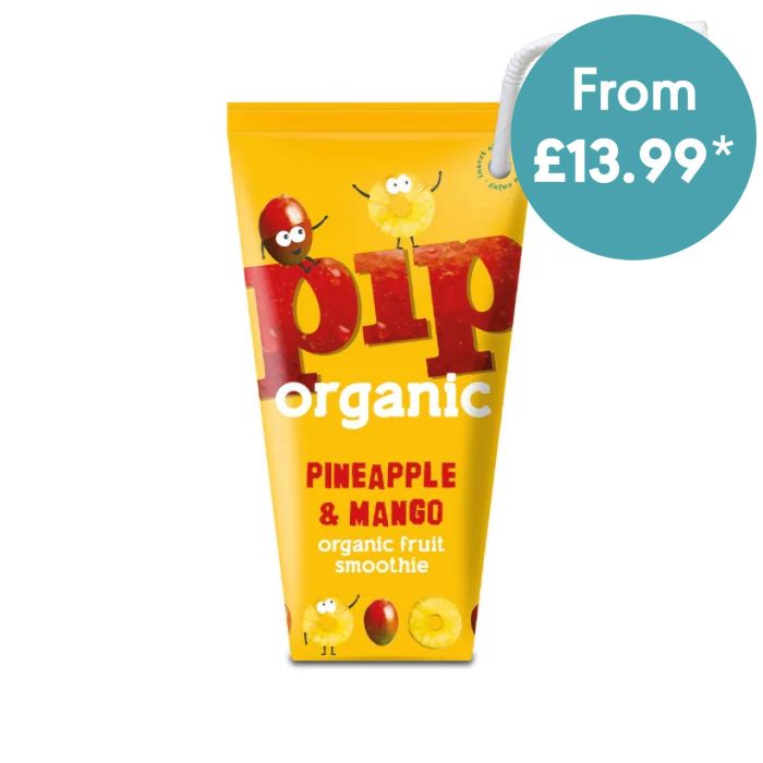 Pip Organic Kids Pineapple & Mango Smoothie 24x180ml