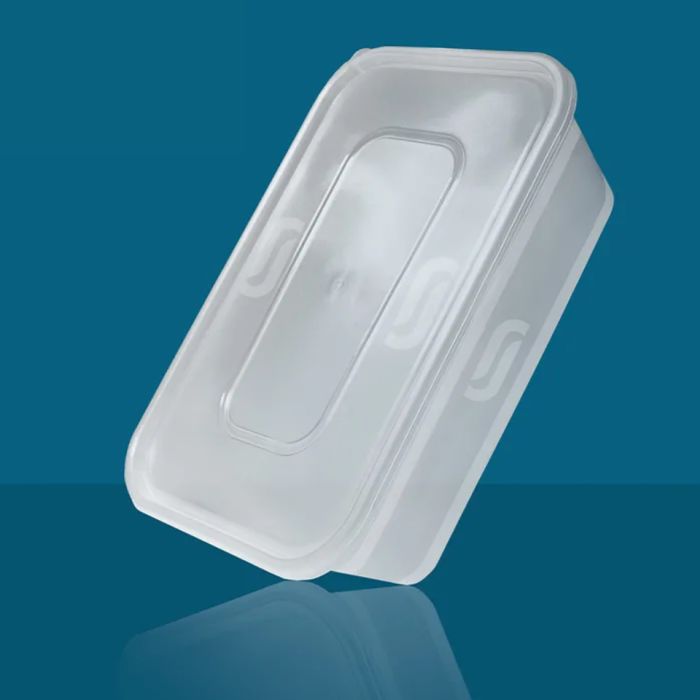 JJ 650ml Microwave Plastic Containers with Lids 1x250